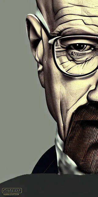 Image similar to walter white as a knight in shining armor, trending on artstation