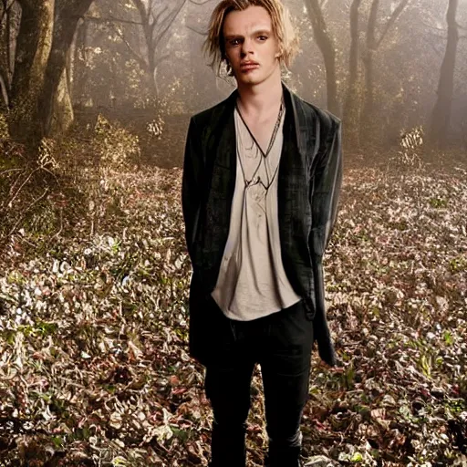 Image similar to jamie campbell bower, storybook