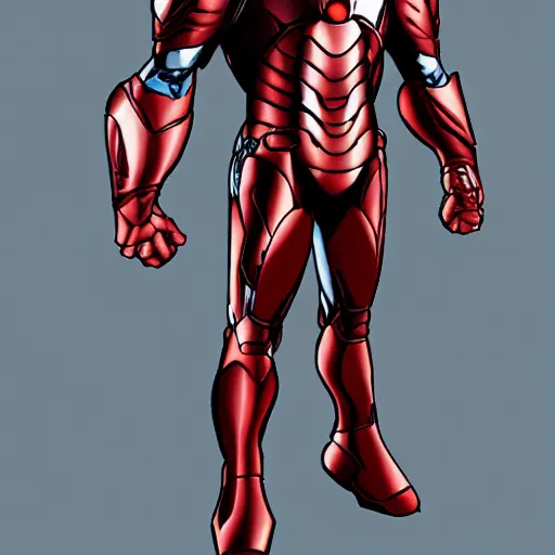 Image similar to batman from the justice league as ironman from the avengers movies