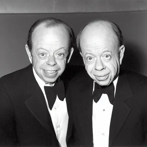 Prompt: don knotts and tim conway, 8 k