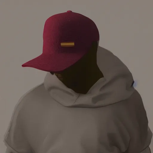 Image similar to a hat from the future, yeezy style, highly detailed, epic lighting, hyper photorealism, trending on artstation 8 k