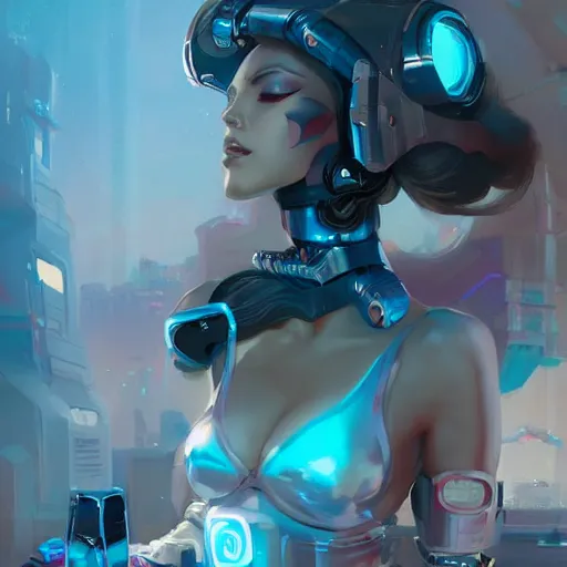 Image similar to a portrait of a cybernetic cheerleader, cyberpunk concept art by pete mohrbacher and artgerm and wlop and greg rutkowski and josan gonzales and syd mead, digital art, highly detailed, intricate, sci-fi, sharp focus, Trending on Artstation HQ, deviantart, unreal engine 5, 4K UHD image