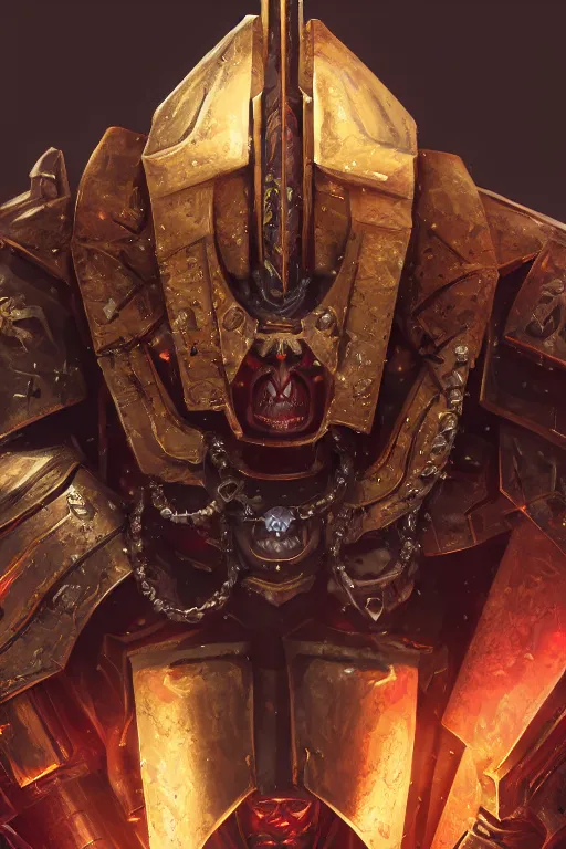 Image similar to queen portrait heros warhammer 4 0 k horus heresy fanart - the primarchs emperor by johannes helgeson animated with vfx concept artist & illustrator global illumination ray tracing hdr fanart arstation zbrush central hardmesh 8 k octane renderer comics stylized