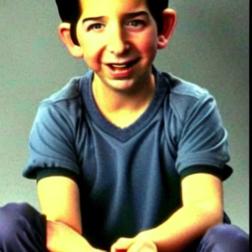 Image similar to David Schwimmer as a child