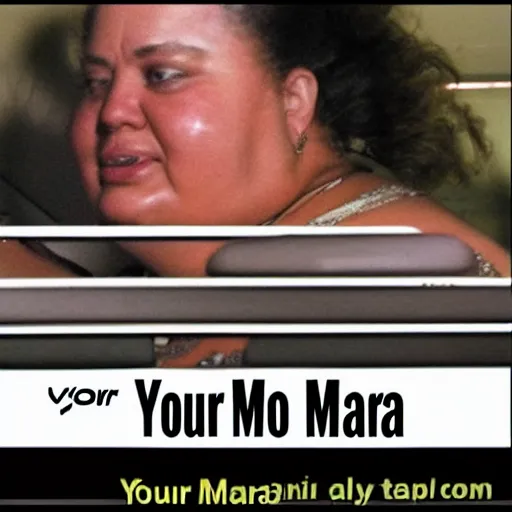 Image similar to your mama is so fat...