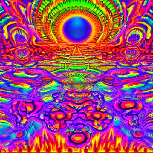 Prompt: a psychedelic dream on lsd