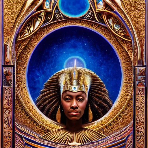 Prompt: intricate detailed, gilbert williams, aaliyah queen akasha halls of amenti, thoth, tehuti, lemuria, agartha,