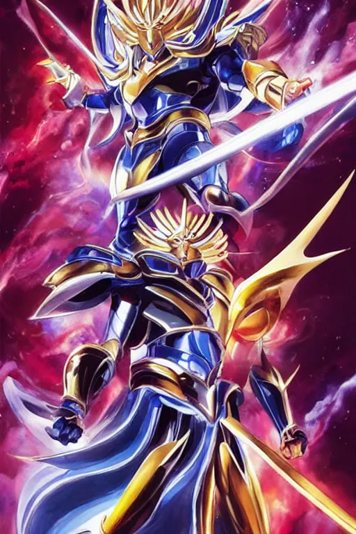 Image similar to 2 0 2 2 knights of the zodiac saint seiya battle for sanctuary hero suit armor comics mask minimalist verytoon nautiljon animes toei animation namco bandai, art by artgerm and greg rutkowski and magali villeneuve