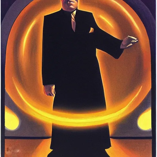 Image similar to auric goldfinger by ralph mcquarrie