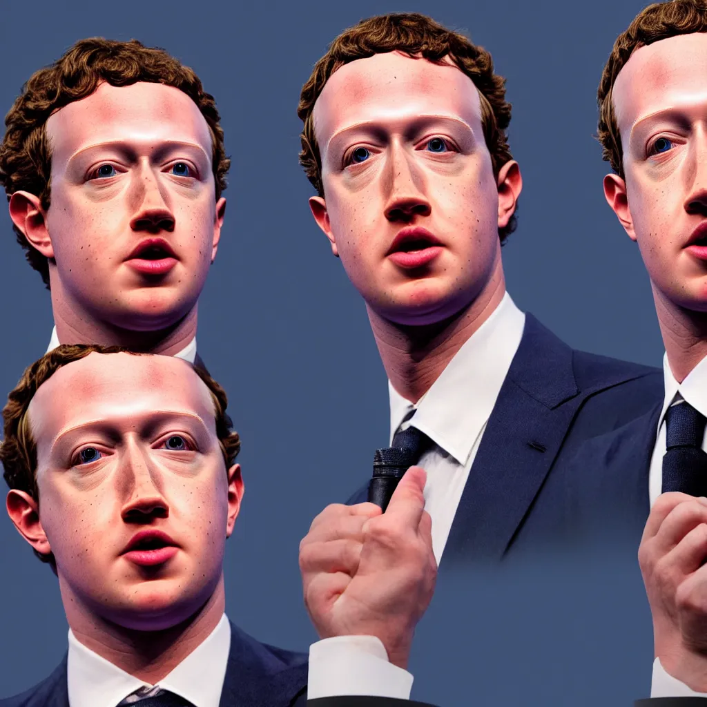 Image similar to the zuck, hyper realistic, 4 k