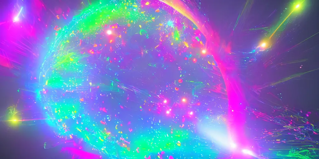 Image similar to bubbles, award winning, volumetric lightning, 8k, hyper colorful, digital art