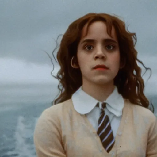 Prompt: 30mm film still of Hermione Granger.