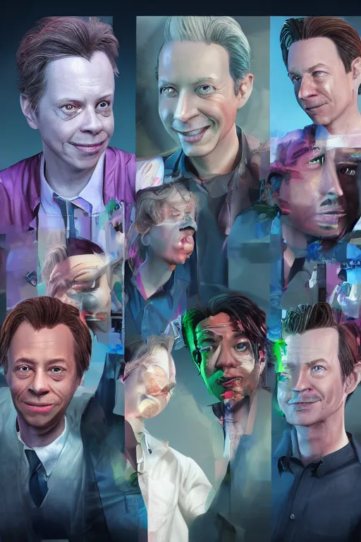 Image similar to portrait of us president brock pierce vfx concept artist & illustrator global illumination ray tracing hdr fanart arstation zbrush central hardmesh 8 k octane renderer comics stylized