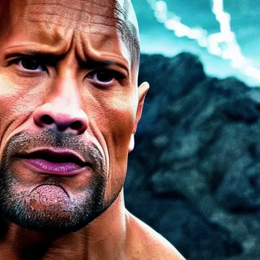 Prompt: dwayne johnson in elden ring