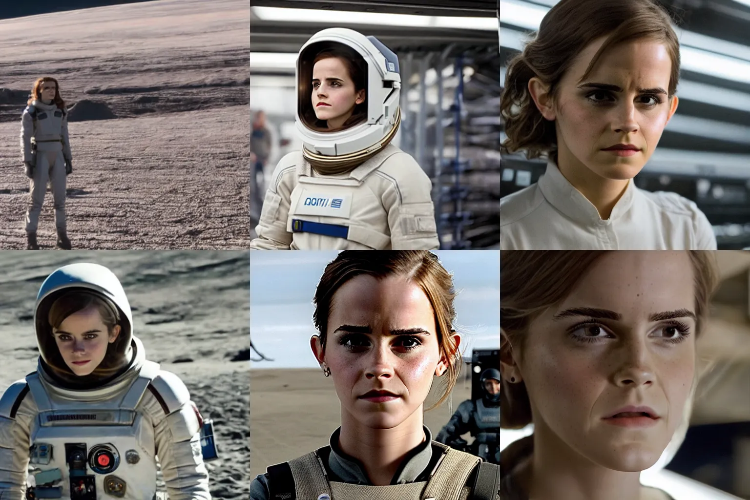 Prompt: Movie still of Emma Watson in Interstellar