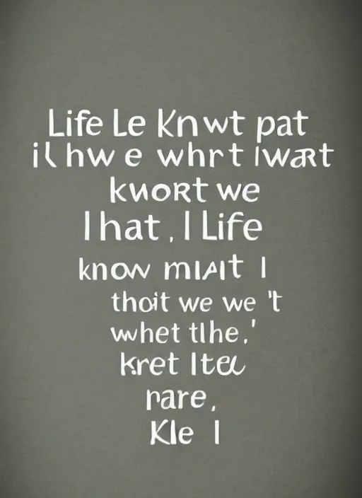 Prompt: life, i know not what thou art, but i know that we must part