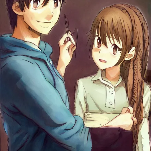 al bundy light novel illustration by makoto shinkai Stable Diffusion