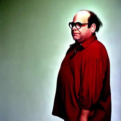 Prompt: colored photo of george costanza as in red communist clothing, 1 9 7 0 s, 3 5 mm film, by steve mccurry