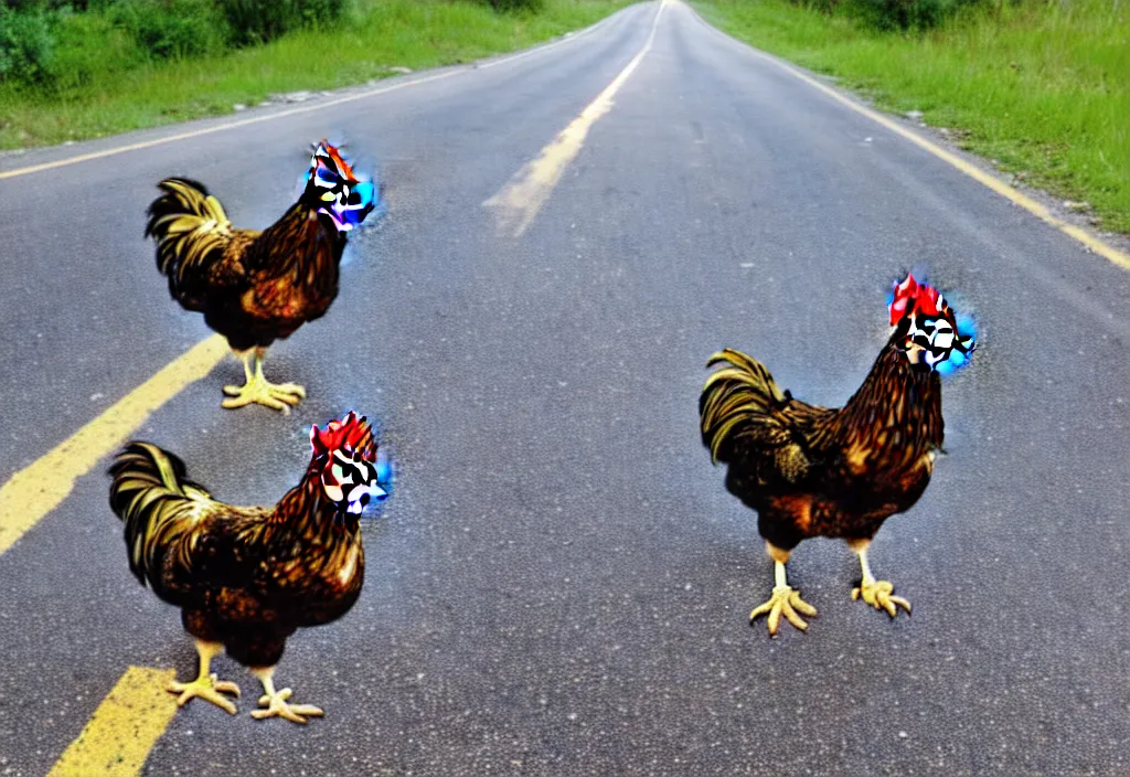 Prompt: why didn't the chicken cross the road?