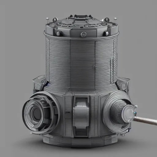 Image similar to hyperrealistic dslr film still jeumont reactor pump motor, stunning 8 k octane comprehensive 3 d render, inspired by istvan sandorfi & greg rutkowski & unreal engine, perfect symmetry, dim volumetric cinematic lighting, extremely hyper - detailed, extremely lifelike attributes & lifelike texture, intricate, masterpiece, artstation, stunning