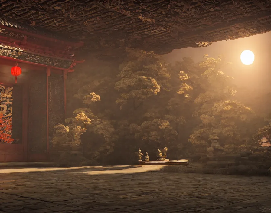 Prompt: shadow ninja in old asian temple, beautiful texture, beautiful graphics, fantasy artwork, very beautiful scenery, hd, hdr, ue 5, ue 6, unreal engine 5, cinematic 4 k wallpaper, 8 k, ultra detailed, by popular digital, details, beautiful image ever created, high resolution, artstation, award winning