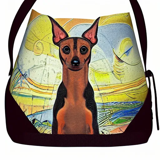 Prompt: luminus transparent extraterrestrial paris cylinder pinscher bucket purse sectional, by alberto giacometti and jackson pollock and martin johnson heade, dc comics, lowbrow, dutch golden age