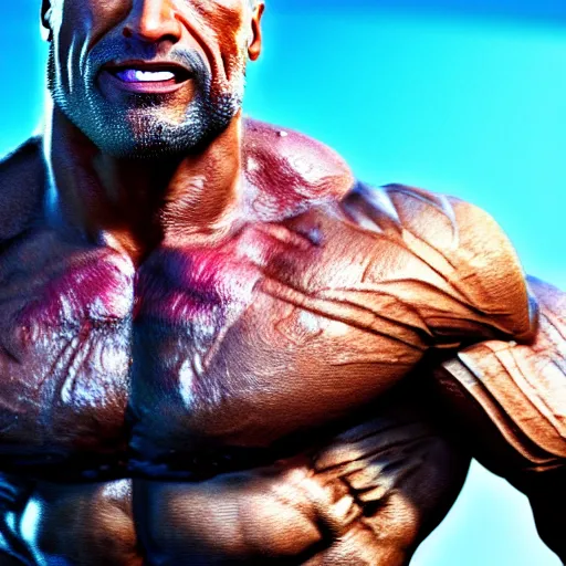 Image similar to Dwayne Johnson as Wolverine,muscle extremely detailed, fantastic details full face, mouth, trending on artstation, pixiv, cgsociety, hyperdetailed Unreal Engine, optimization 4k 8k ultra HD, WLOP