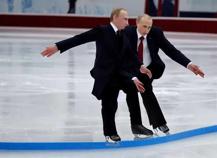 Image similar to putin on ice promotional shot