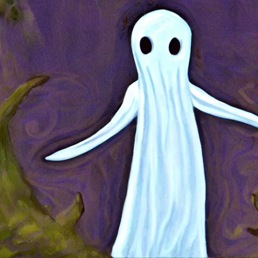 Image similar to a friendly ghost