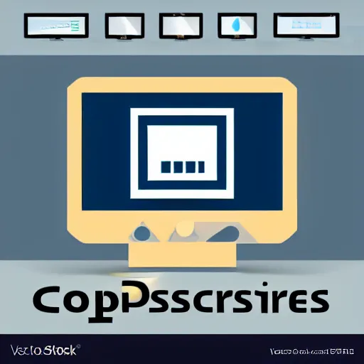 Image similar to computer store logo, vector