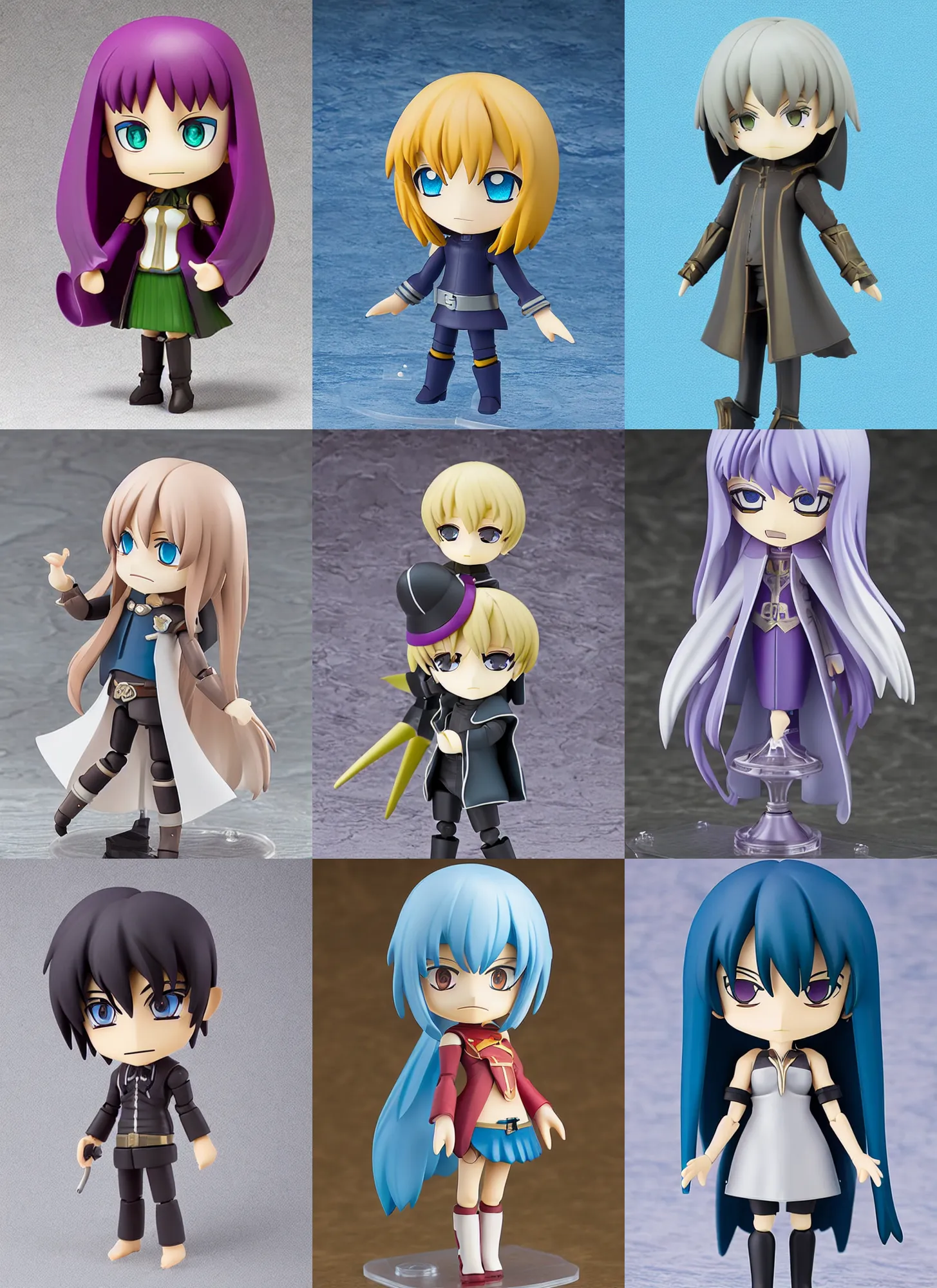 Prompt: nendroid of merlin, detailed product photo