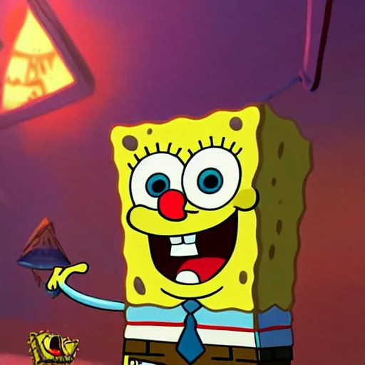 Image similar to spongebob as a centobite, artstation hall of fame gallery, editors choice, #1 digital painting of all time, most beautiful image ever created, emotionally evocative, greatest art ever made, lifetime achievement magnum opus masterpiece, the most amazing breathtaking image with the deepest message ever painted, a thing of beauty beyond imagination or words, 4k, highly detailed, cinematic lighting