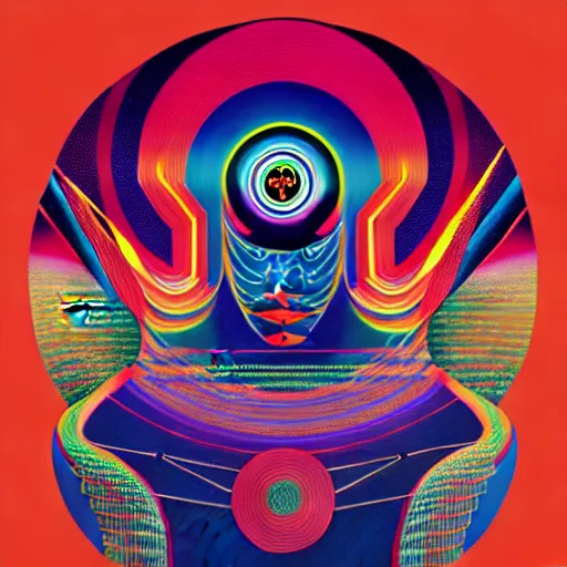 Image similar to album cover design design depicting the alter to the ai machine gods, by jonathan zawada, pi - slices, and tristan eaton, digital art