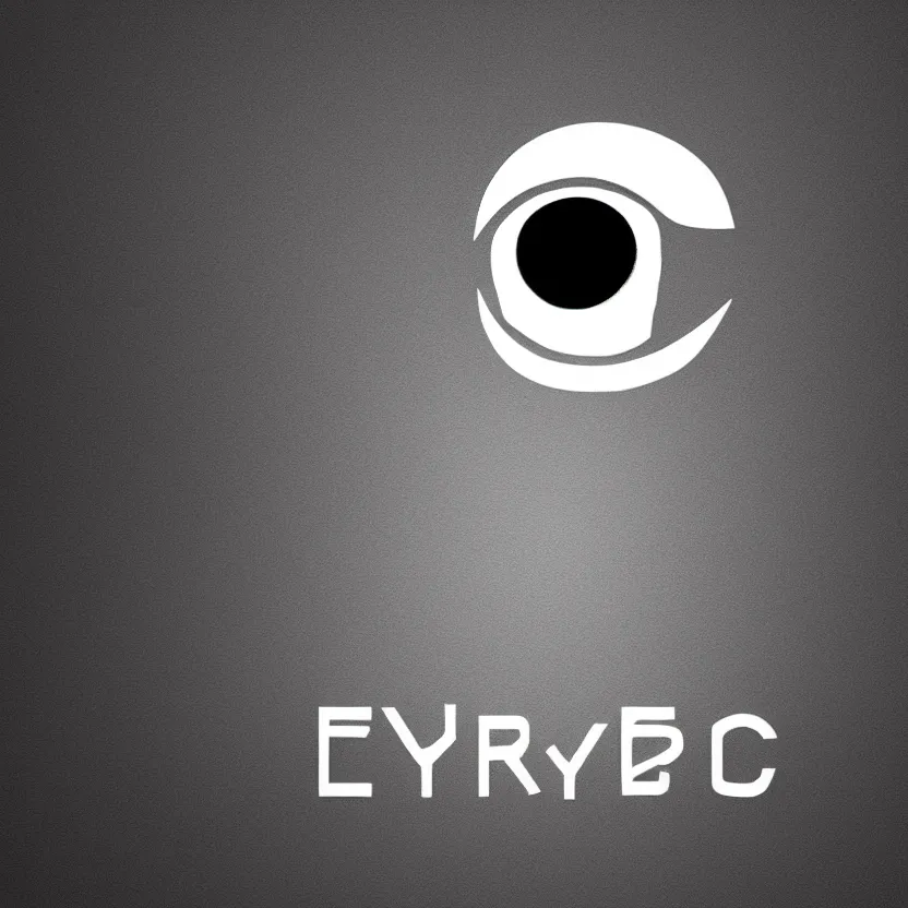 Prompt: cybernetic eye, simplistic drawn business logo