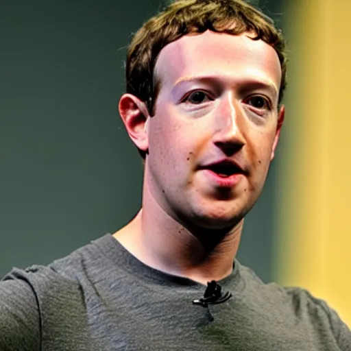 Prompt: photo of mark zuckerberg realizing the metaverse was created by a competitor.