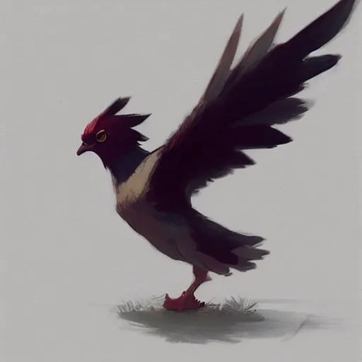 Image similar to Pidgeotto ,Greg rutkowski, Trending artstation, cinematográfica, digital Art