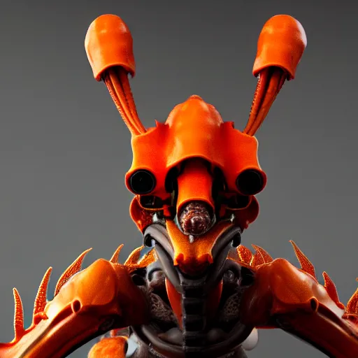 Image similar to a headcrab from Half-Life 2 on the head of a dragon, 3D octane render as coherent as Dall-E 2