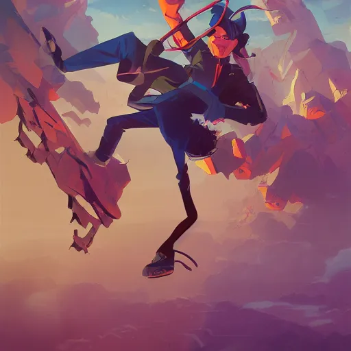 Image similar to hero world rockoa €™ s modern life, behance hd by jesper ejsing, by rhads, makoto shinkai and lois van baarle, ilya kuvshinov, rossdraws global illumination