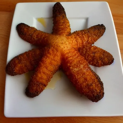 Prompt: Deep fried starfish. Wifey Material. 😋