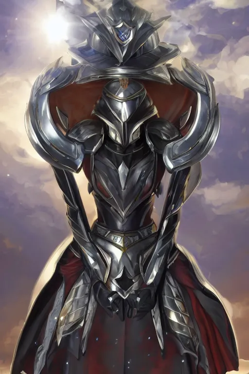 Image similar to helmet armor guardian destiny in witch queen illumination ray tracing hdr fanart arstation by sung choi robot ninja mask and eric pfeiffer and gabriel garza and casper konefal