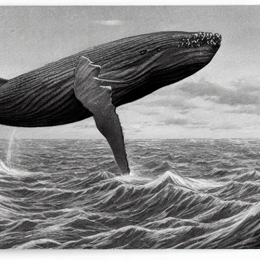 Prompt: army fighting giant whale by Salvidor Dali