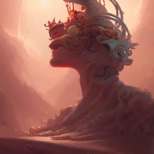 Image similar to reaching enlightenment, highly detailed, digital painting, artstation, sharp focus, smooth, concept art, illustration, art by peter mohrbacher and emmanuel shiu and martin johnson heade and bastien lecouffe - deharme