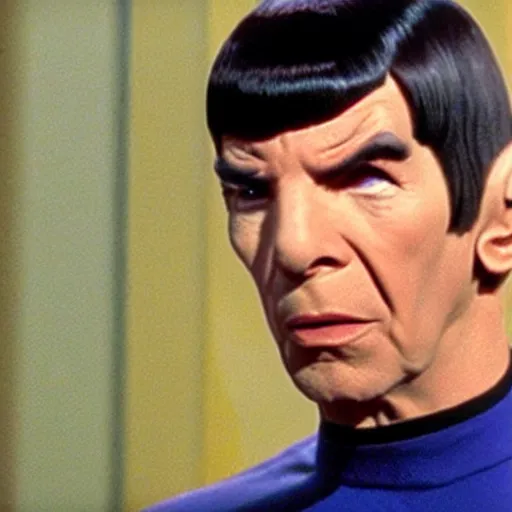 Image similar to Spock crying