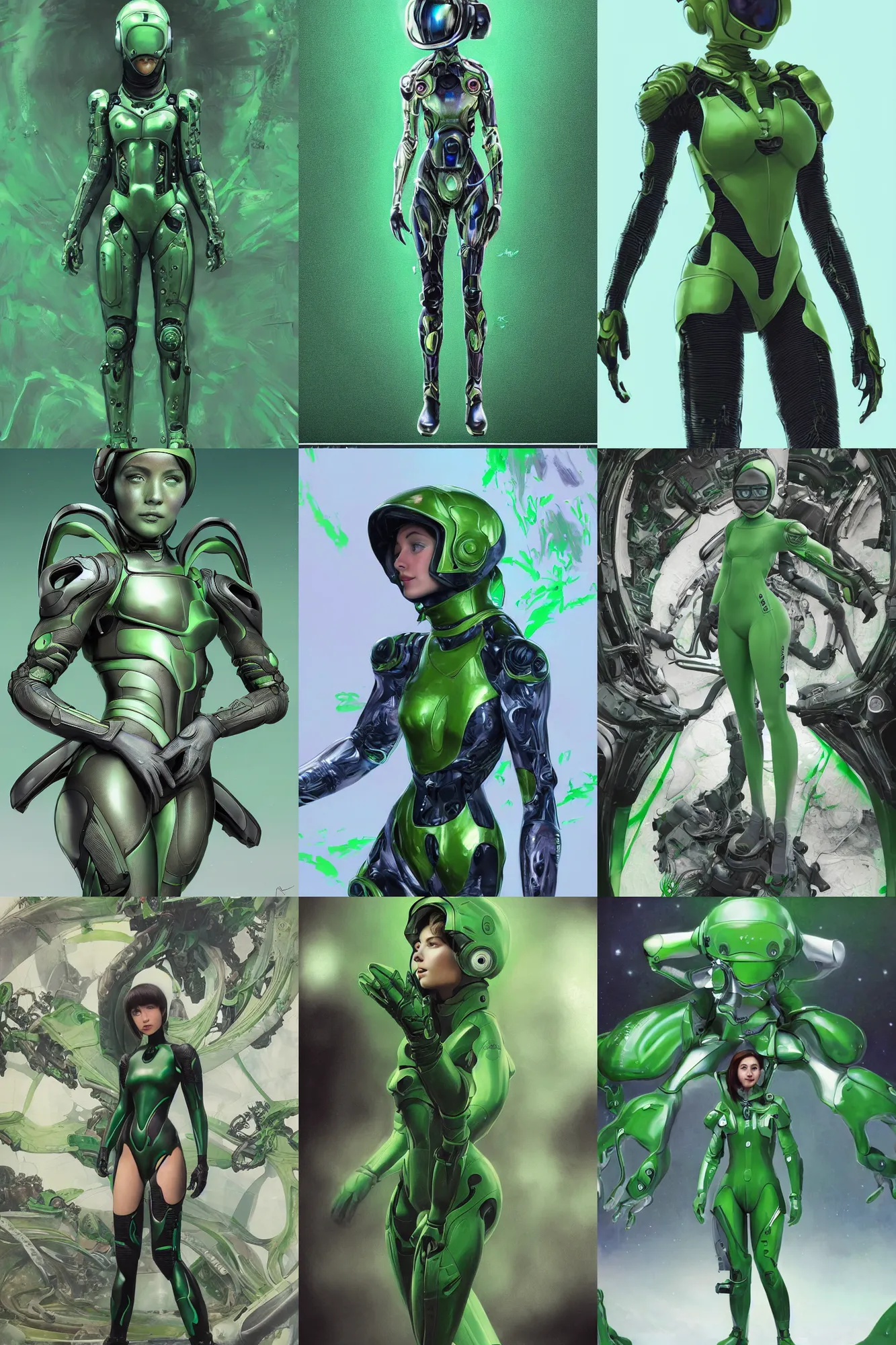 Prompt: ultra realistic illustration of a beautiful girl in an eva plugsuit against a green background for chroma key, hyper detailed, full body, sci - fi, fantasy, intricate, elegant, highly detailed, digital painting, artstation, concept art, smooth, sharp focus, illustration, by artgerm and greg rutkowski and alphonse mucha, trending on artstation