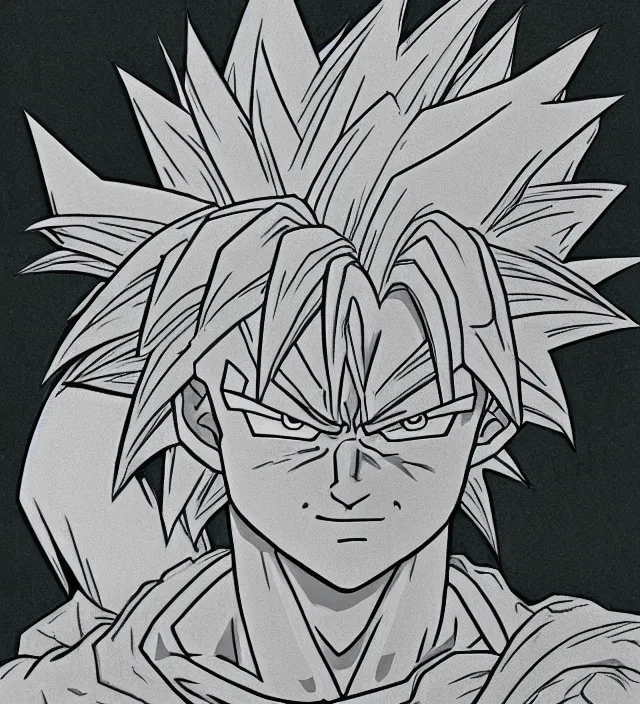 how to draw goku super saiyan blue 3  dragon ball super Computer drawing :  r/DeviantArt