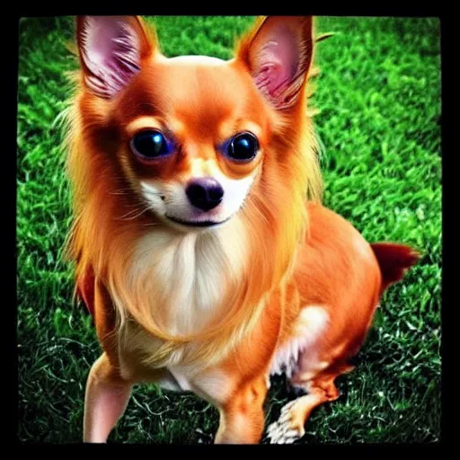 Prompt: “long hair red chihuahua”