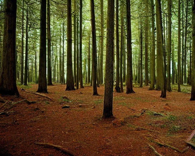 Image similar to kodachrome photo of forest