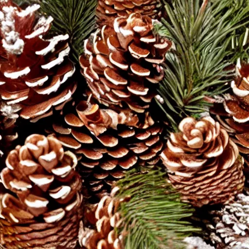 Image similar to pinecones : : sharp focus, crisp, megascans : :