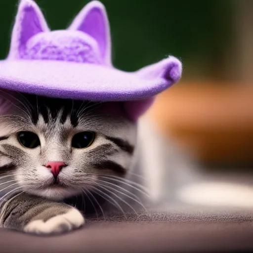 Prompt: cat with hat
