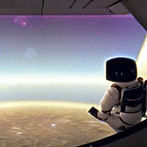 Prompt: 2001: A Space Odyssey if the ending made sense